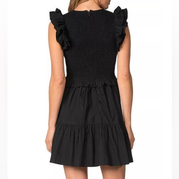 ELAN***Ruched Black Dress***Small $118 - Picture 3 of 4